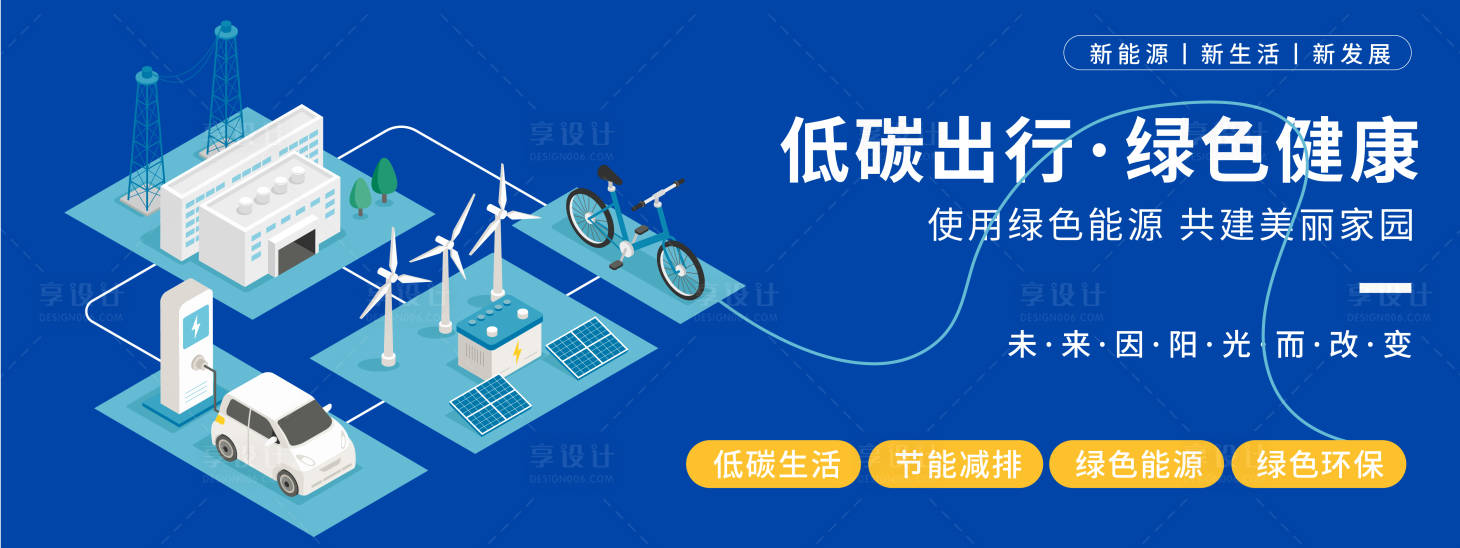 源文件下载【享设计】搜索编号：36410019875023397【低碳出行背景板】
