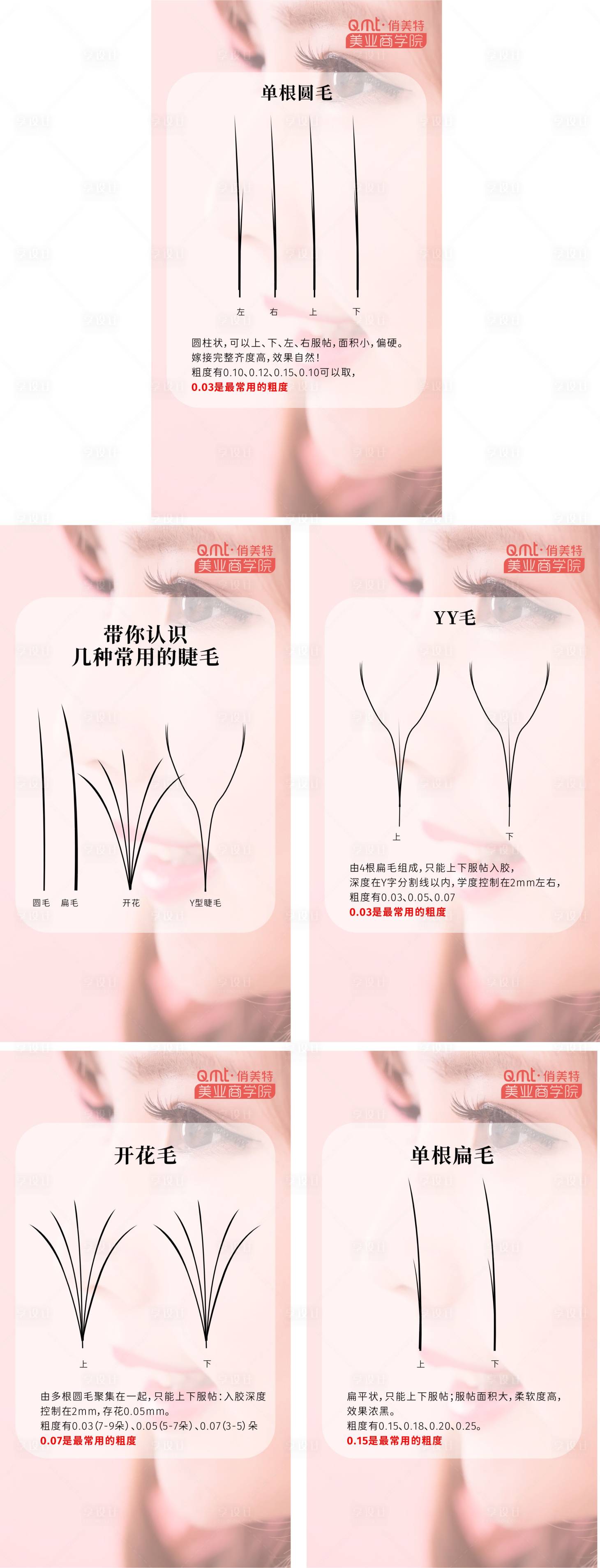 源文件下载【享设计】搜索编号：58880019855016063【睫毛种类 】