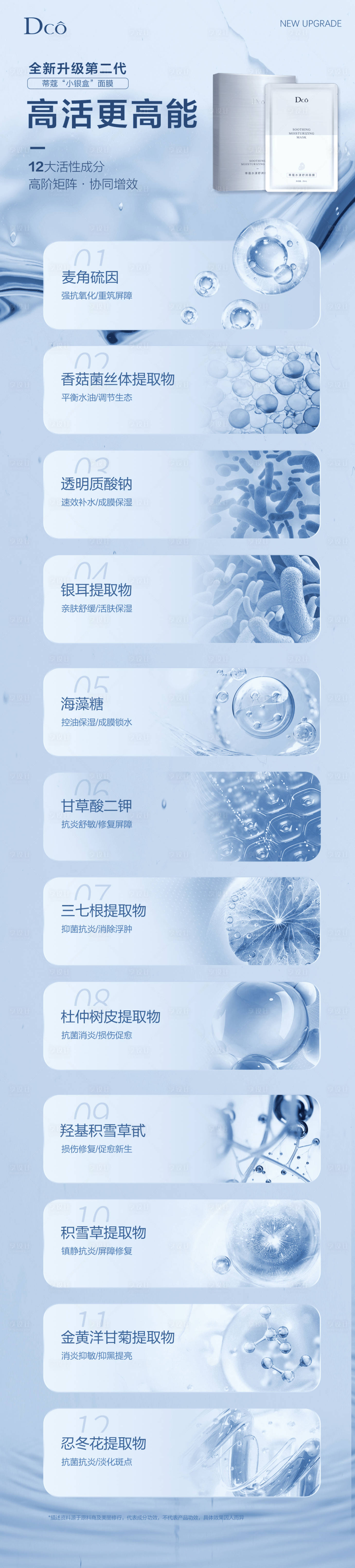 源文件下载【面膜成分长图】编号：49600020009538473