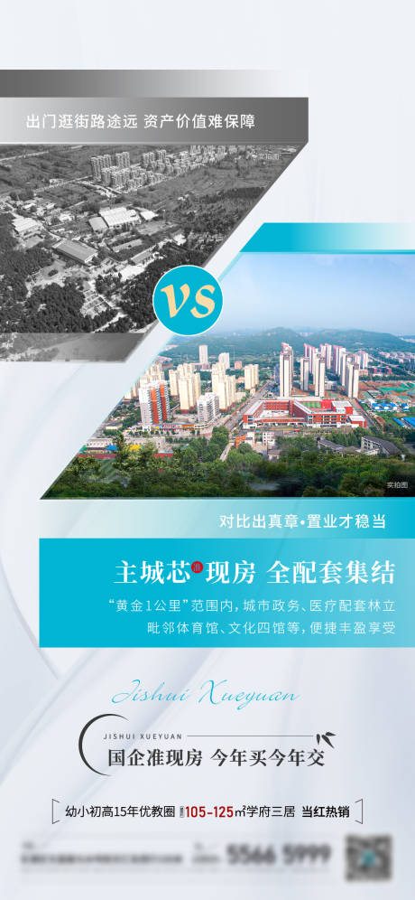 源文件下載【享設計】搜索編號：88470020008936173【地段價值對比海報】