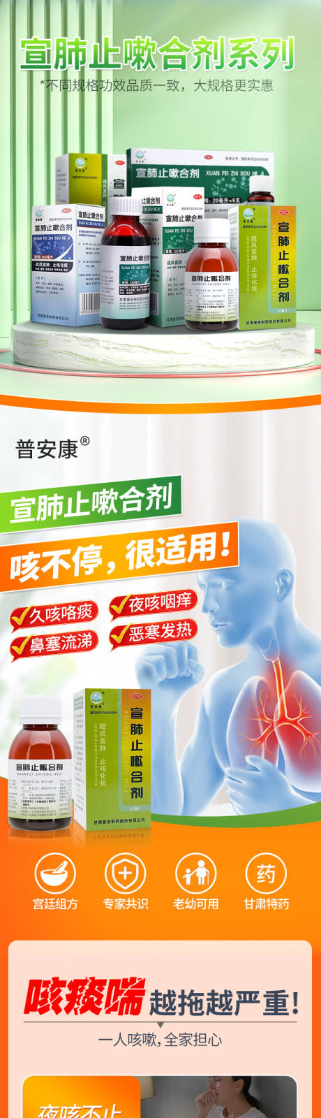 源文件下载【止咳颗粒化痰药品保健品详情页】编号：41810019861407356