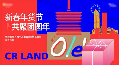 源文件下载【新年年货背景板】编号：21350020102094704