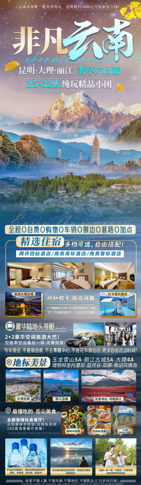源文件下载【享设计】搜索编号：12570019975024576【非凡云南旅游海报】