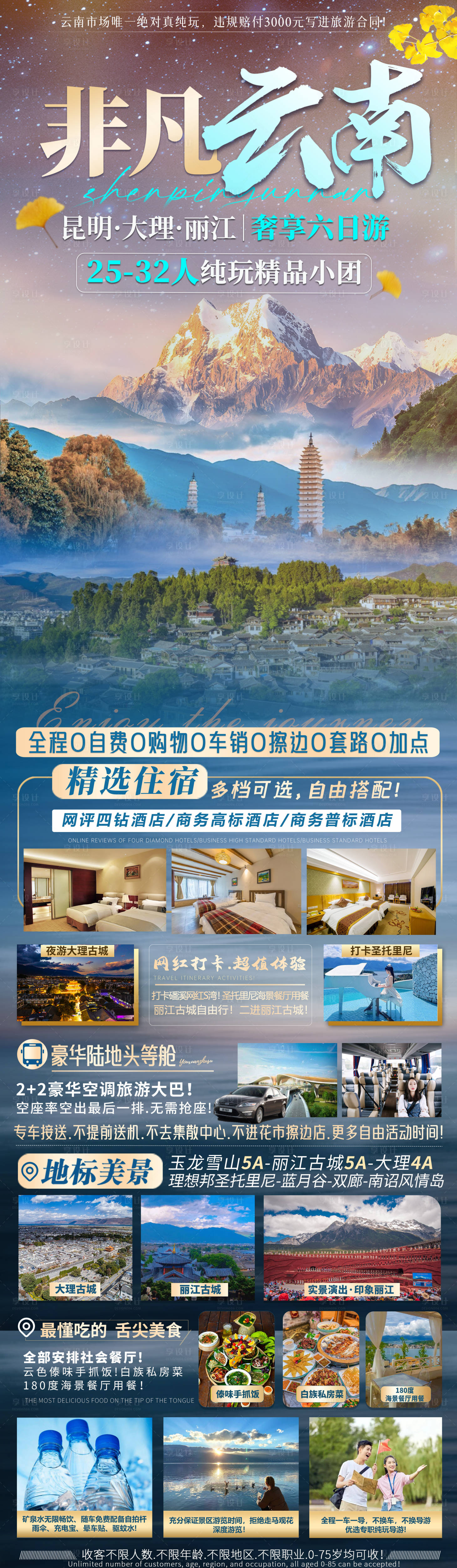 源文件下载【享设计】搜索编号：12570019975024576【非凡云南旅游海报】