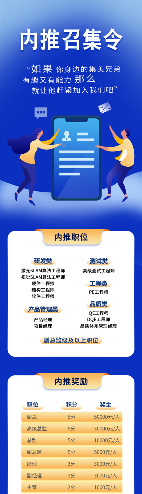 源文件下载【企业内推召集令长图海报】编号：21370020062885953