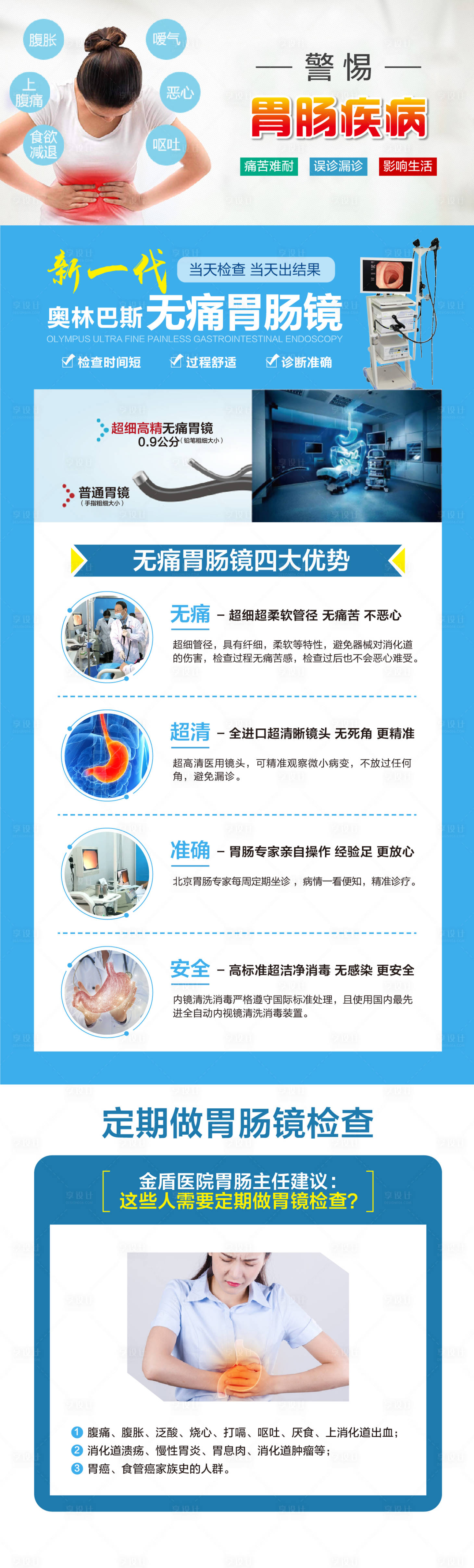 源文件下载【享设计】搜索编号：28850020096469166【胃肠镜无痛详情页】