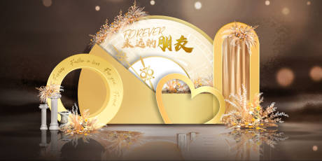 源文件下载【金色活动布置美陈】编号：50450019910647618