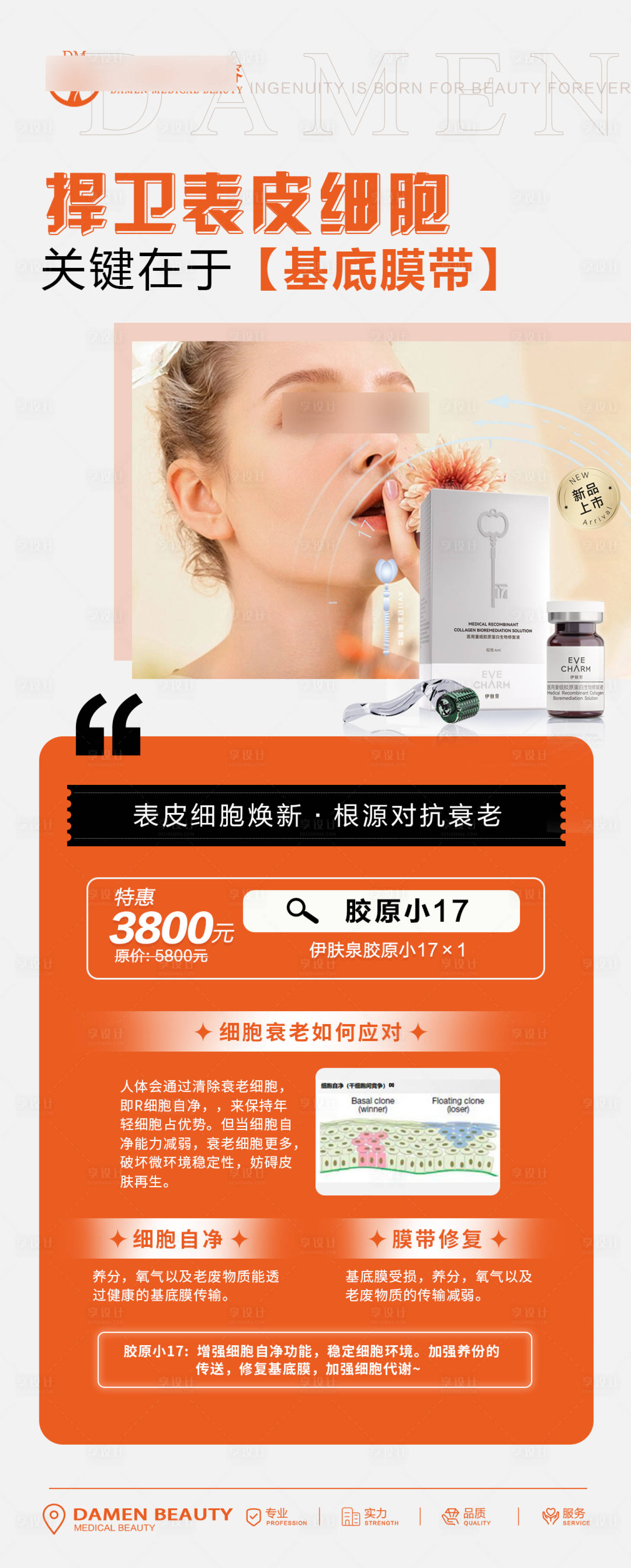 源文件下载【享设计】搜索编号：94150020089672875【医美整形海报】