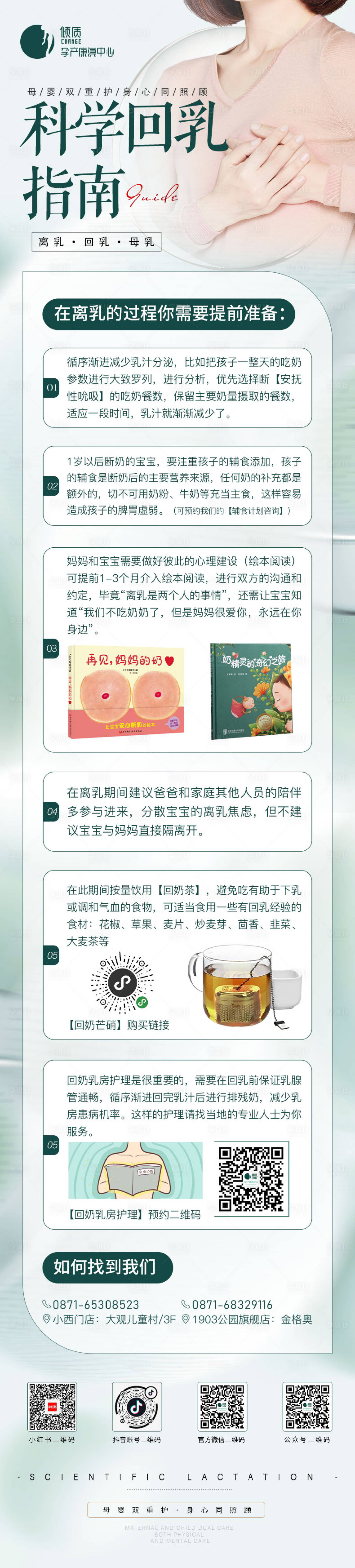 源文件下载【科学回乳指南长图海报】编号：36330020073338750