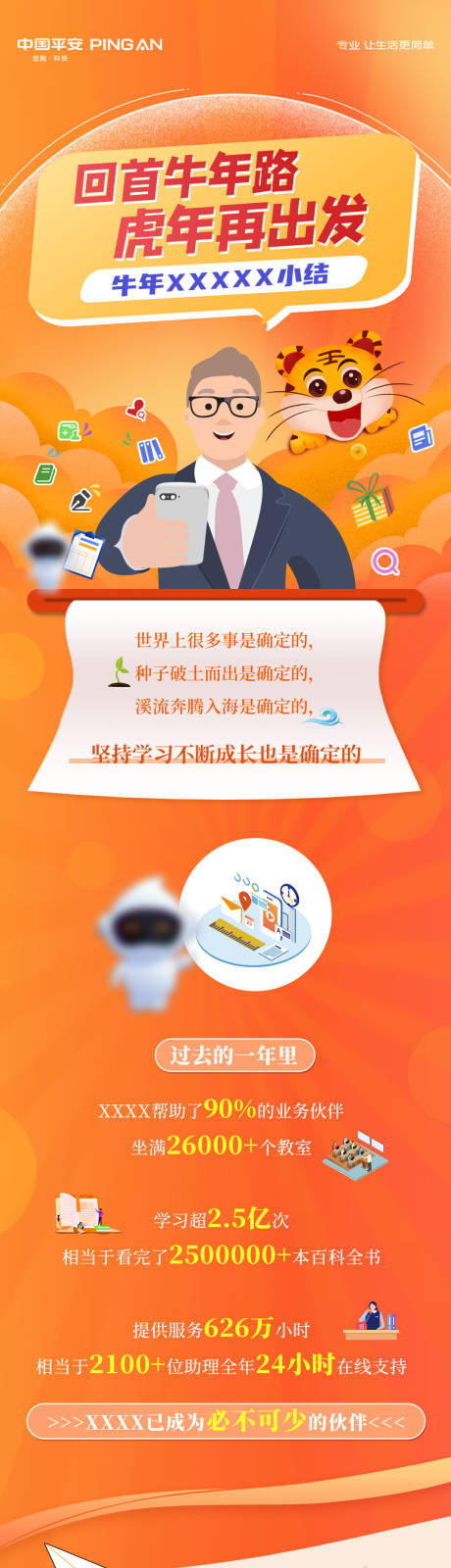 源文件下载【橙色年度总结宣传长图】编号：78200020057787613