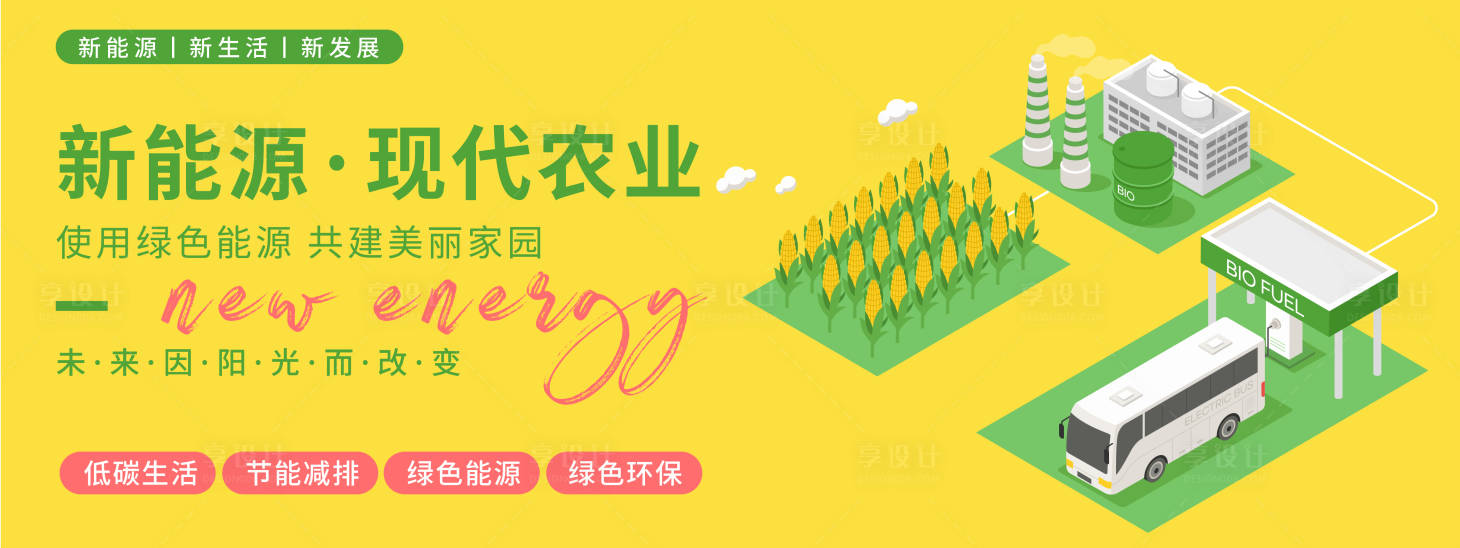 源文件下载【新能源现代农业背景板】编号：64150019875625937