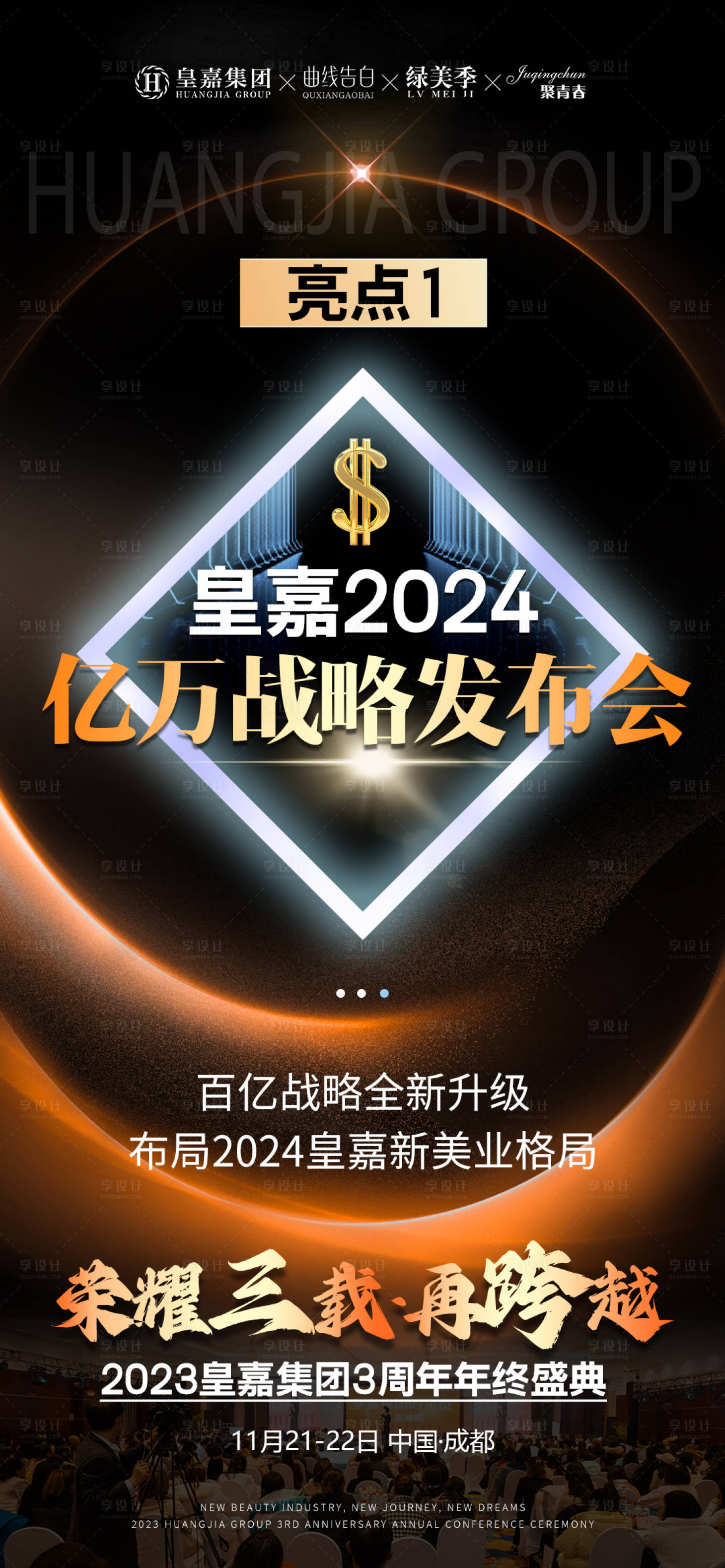源文件下載【享設計】搜索編號：77020019952139127【美業會議造勢招商亮點海報】