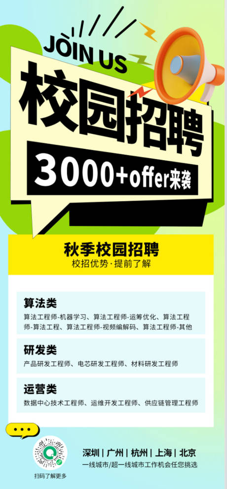 源文件下载【校园招聘海报】编号：20231010173014468