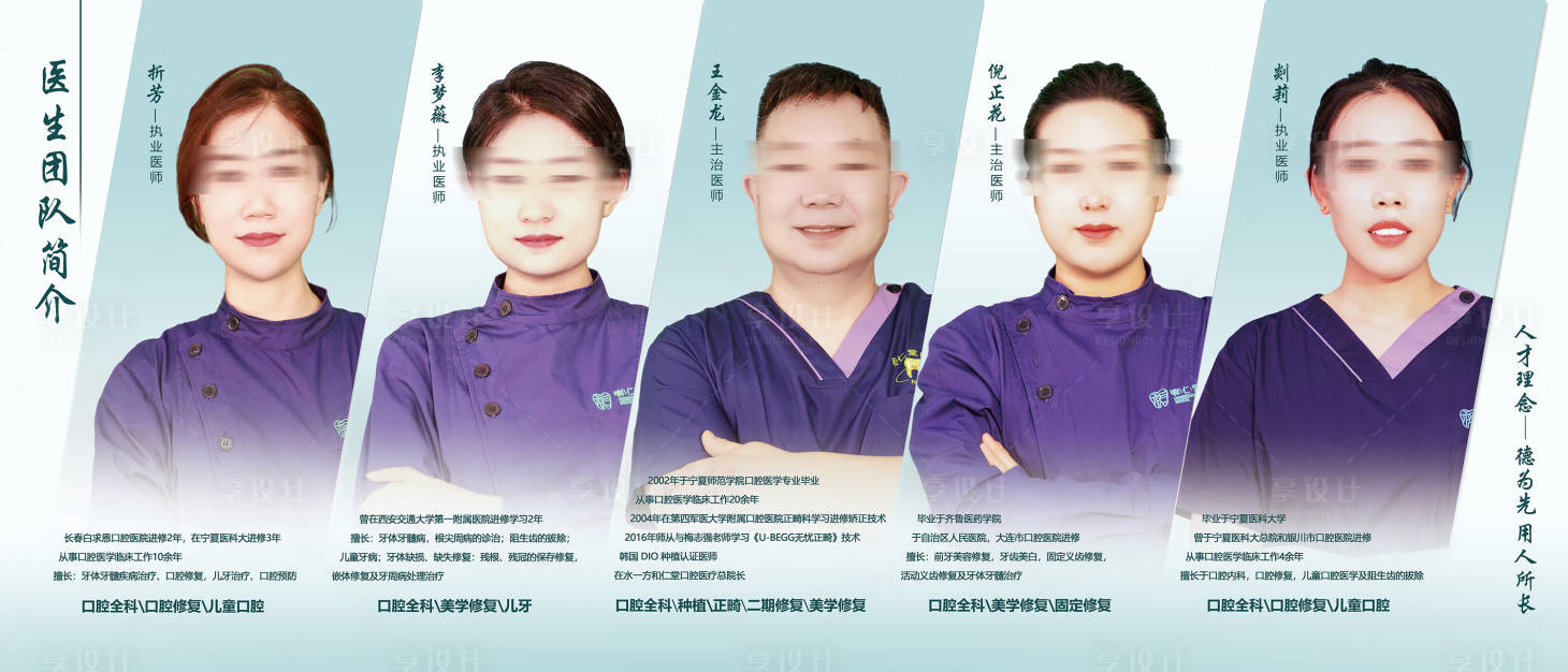 源文件下載【享設計】搜索編號：42760019844871220【醫生專家團隊展板】