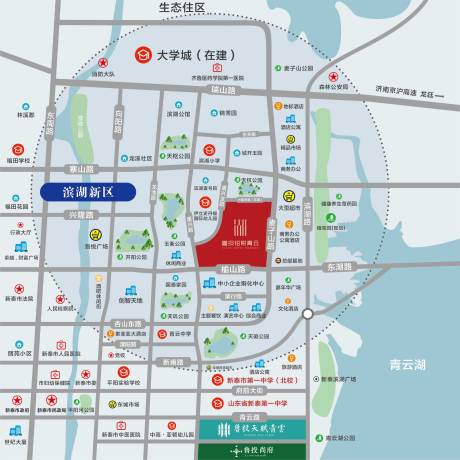 源文件下载【地产区位图海报】编号：36990019732693100