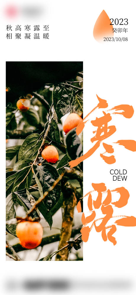 源文件下载【享设计】搜索编号：78800019661003724【寒露节气海报】