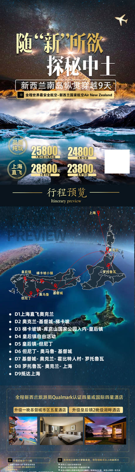 源文件下载【澳洲新西兰旅游海报长图】编号：20231021095635843