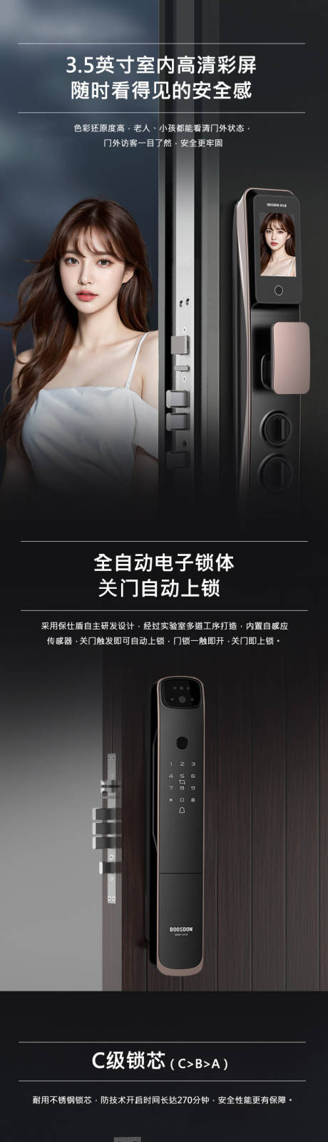 源文件下载【智能门锁详情页】编号：87050019825208674