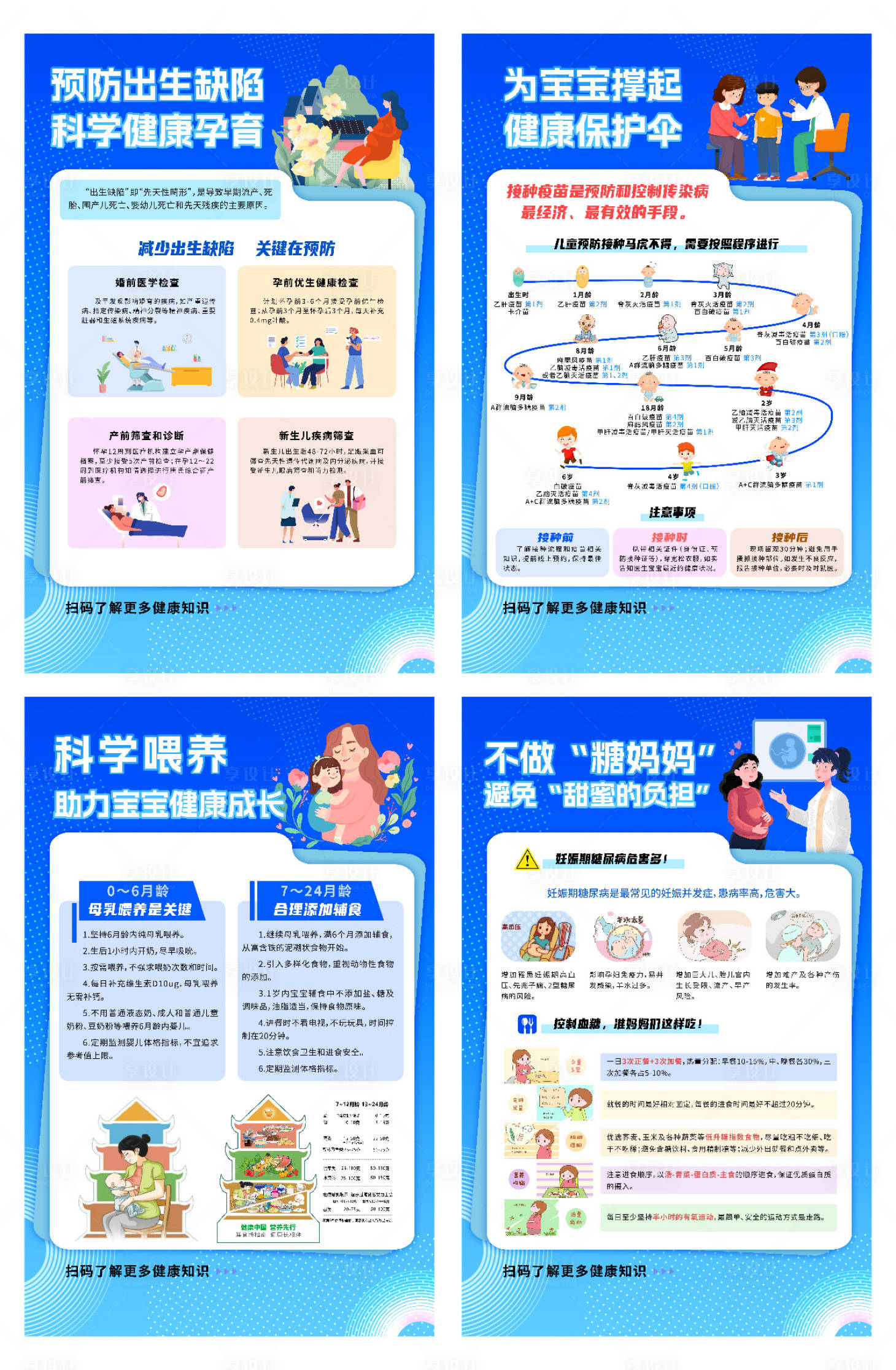 源文件下载【享设计】搜索编号：48500019920368058【母婴健康展板】
