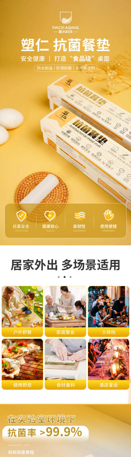 源文件下载【抗菌餐桌垫详情页】编号：70180019820844407