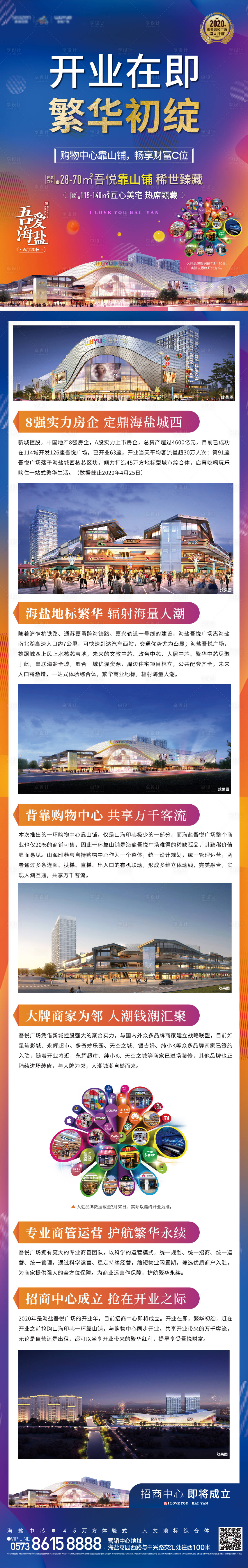 源文件下载【享设计】搜索编号：63840019986855203【商业招商长图】