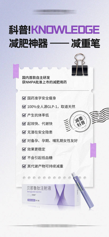 源文件下载【菲塑美减重笔科普海报】编号：28740019630217588