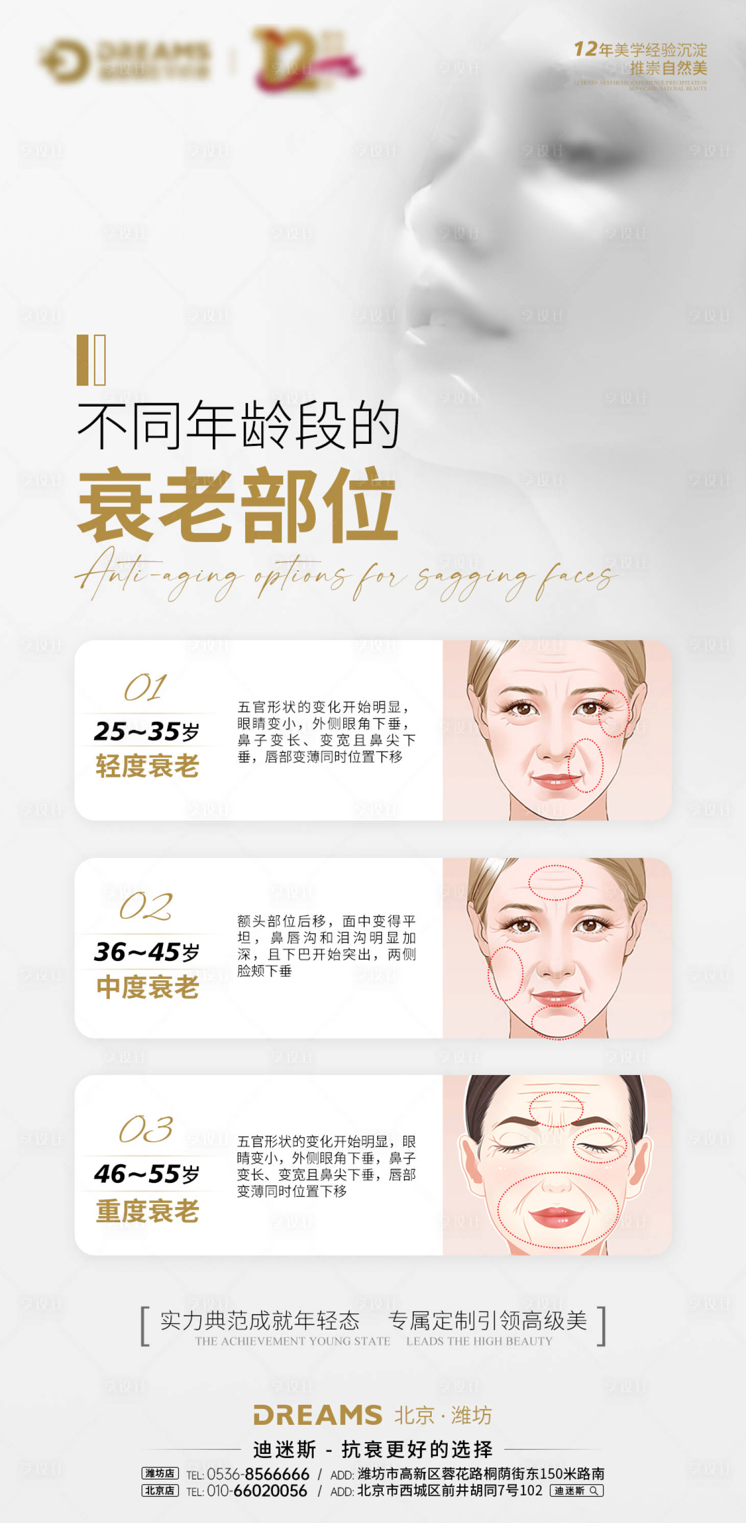 源文件下载【享设计】搜索编号：65600019695069467【医美知识科普海报】