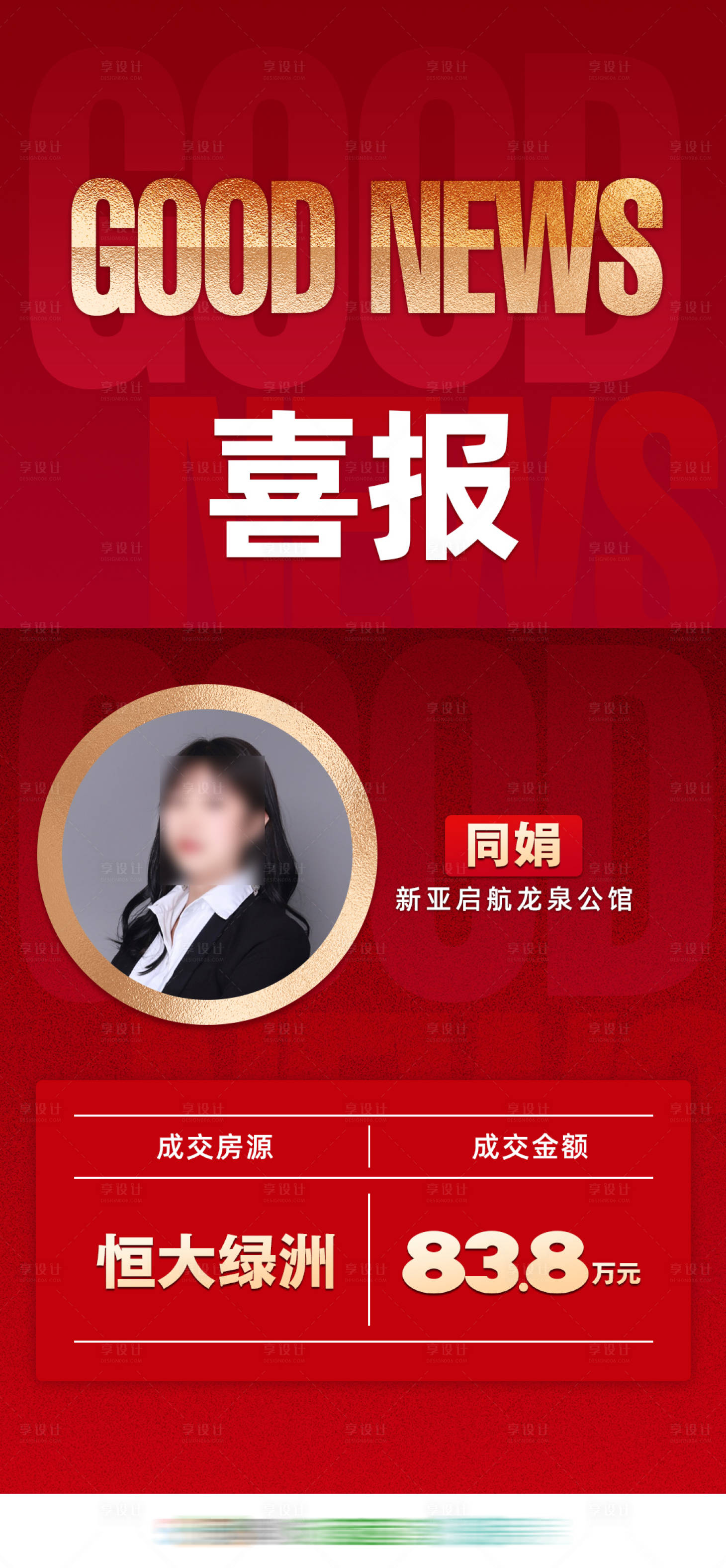 源文件下載【享設計】搜索編號：47050020096756265【地產喜報海報】