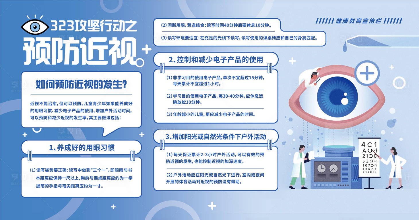 源文件下載【享設計】搜索編號：25250019631827043【預防近視】