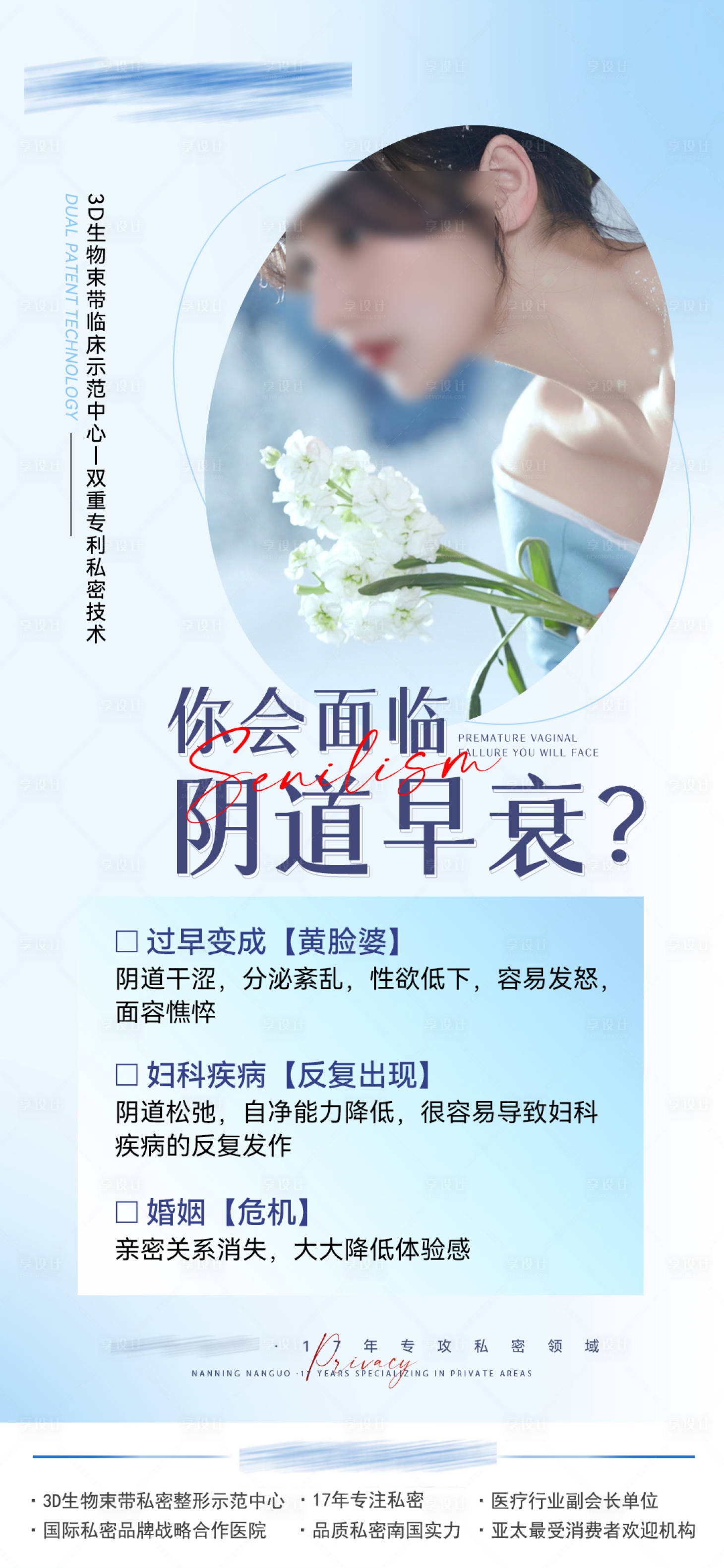 源文件下載【享設計】搜索編號：92060019747112367【你會面臨陰道早衰海報】