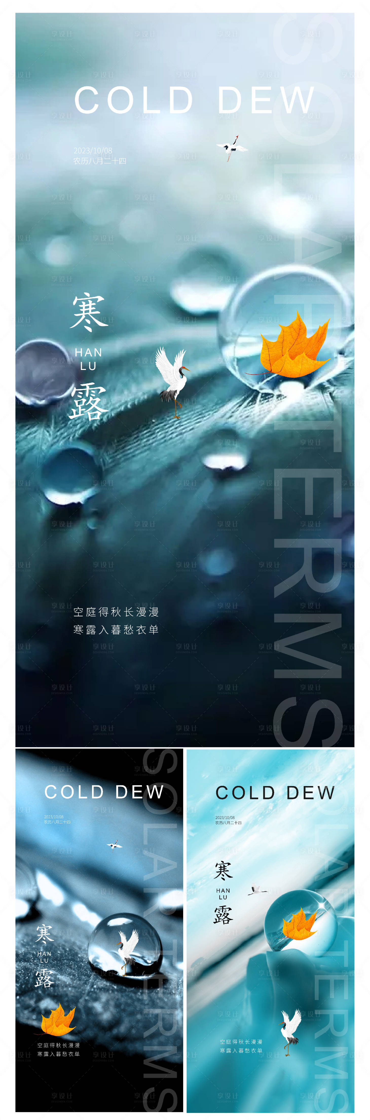 源文件下載【節氣寒露海報】編號：44720019656406079
