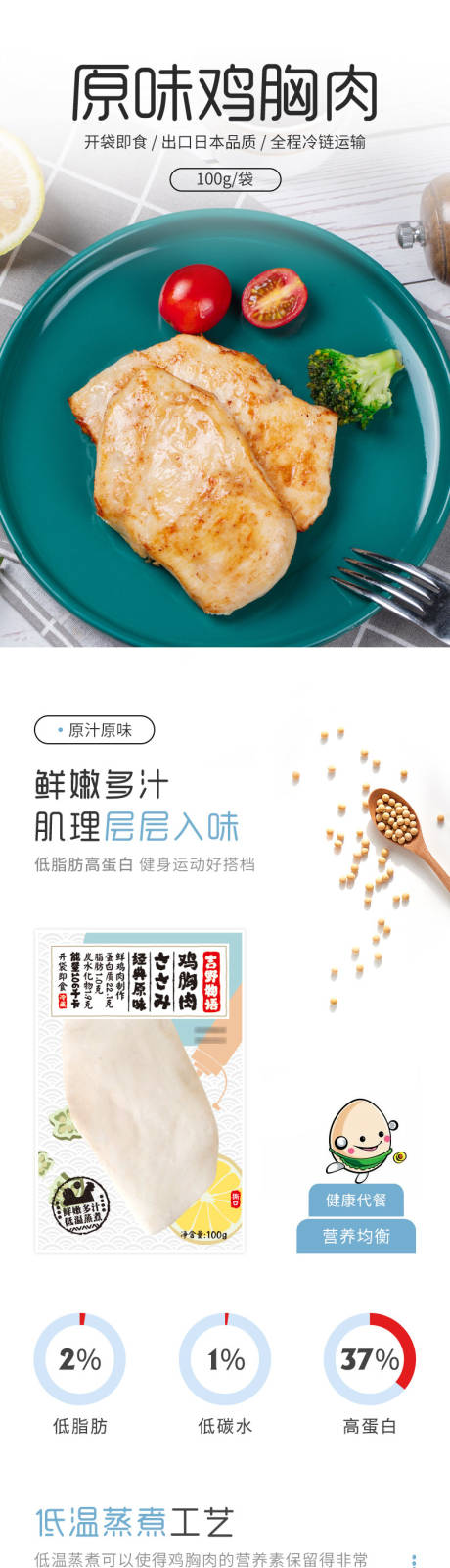源文件下载【低脂鸡胸肉详情页】编号：82470019894859997