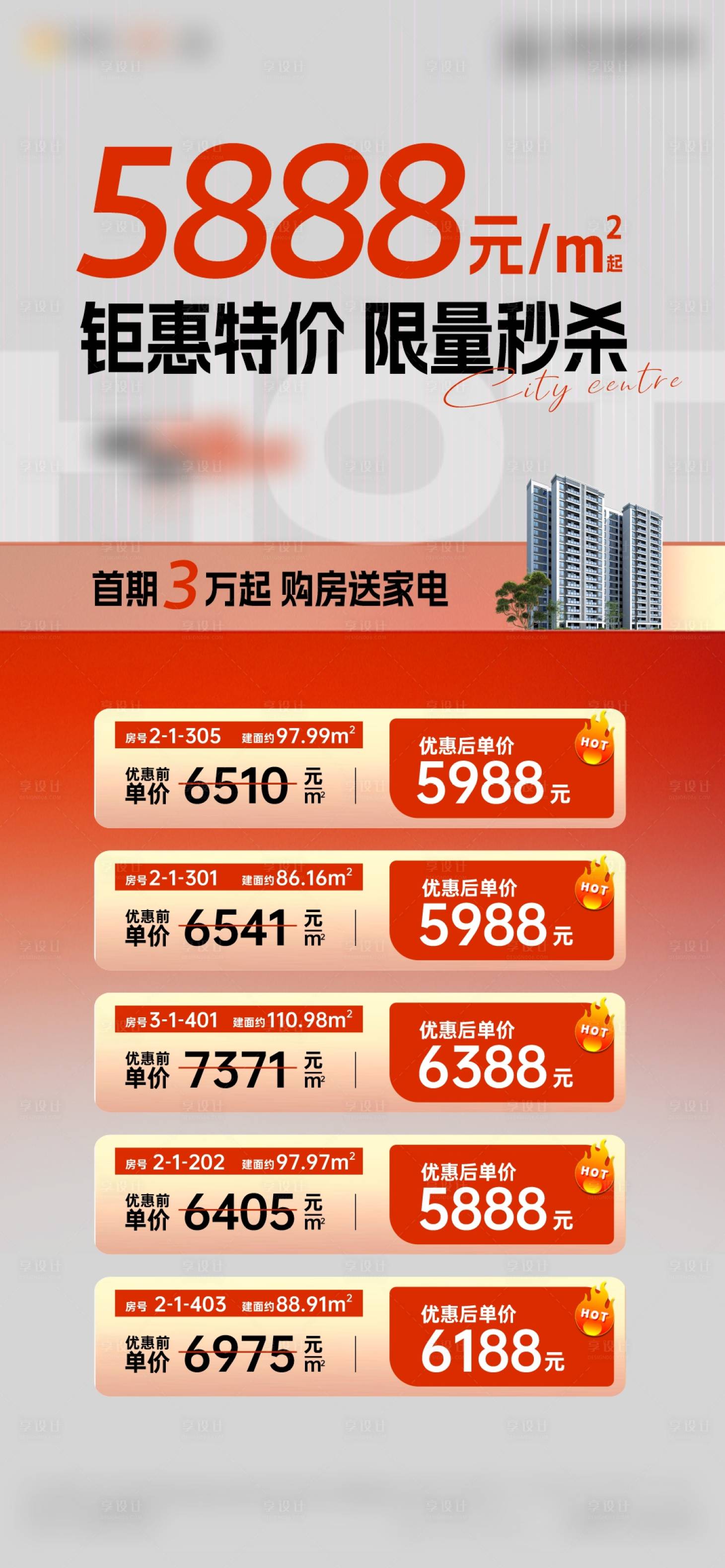 源文件下載【享設(shè)計(jì)】搜索編號(hào)：34540019686394223【高端品質(zhì)感特價(jià)房海報(bào)】