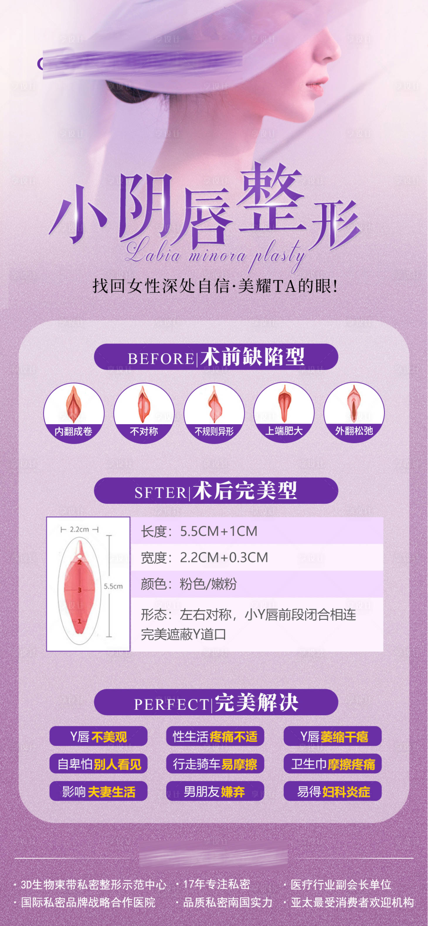 源文件下载【小阴唇整形海报】编号：20231026145441223