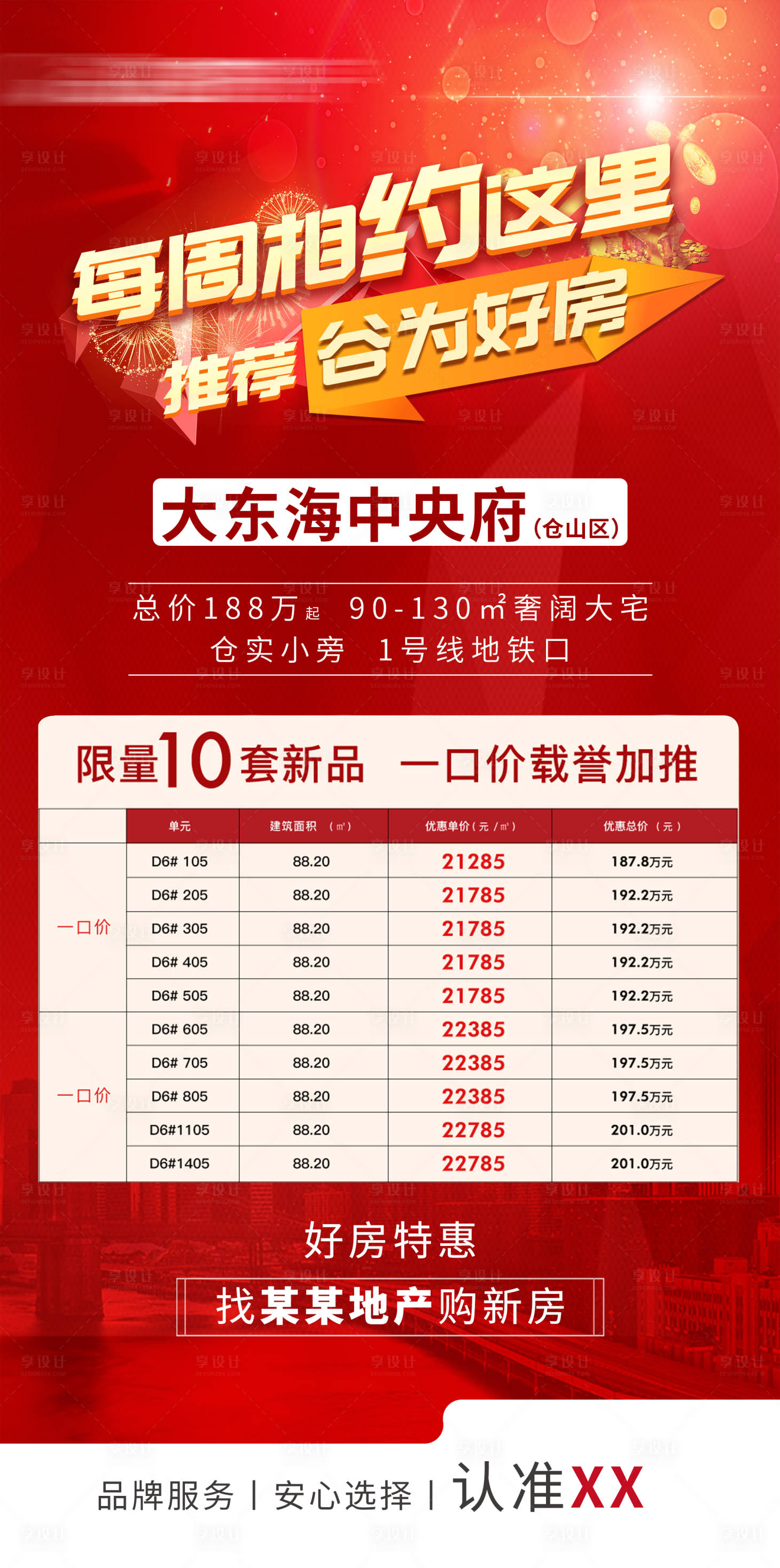 源文件下載【享設計】搜索編號：71060019838629389【樓盤宣傳海報】