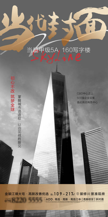 源文件下载【享设计】搜索编号：98450019781762927【地产海报】