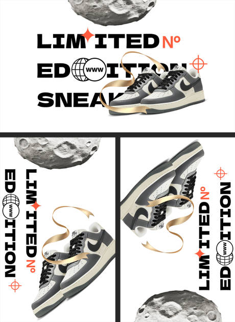 编号：20231031101824951【享设计】源文件下载-限量运动球鞋品牌海报