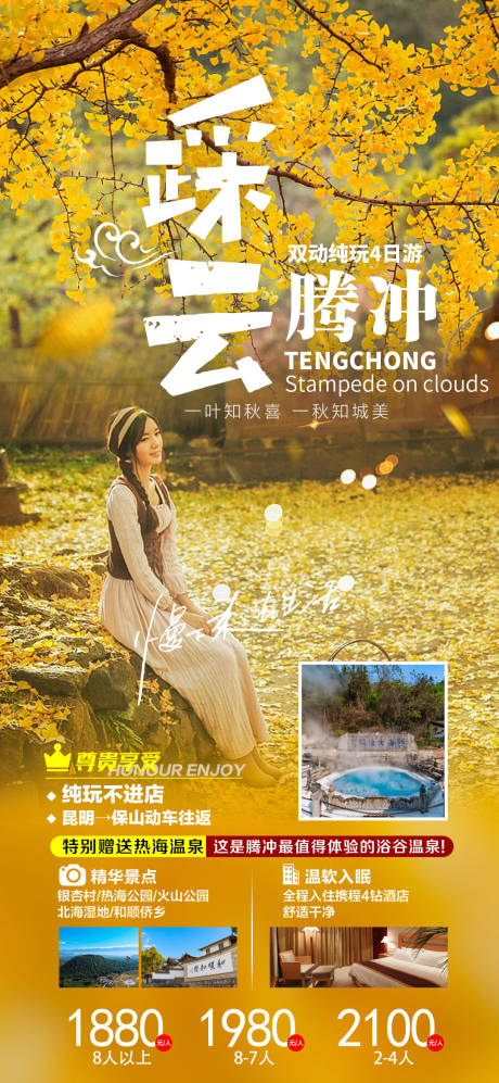 源文件下载【腾冲芒市瑞丽旅游海报】编号：47650019827835864