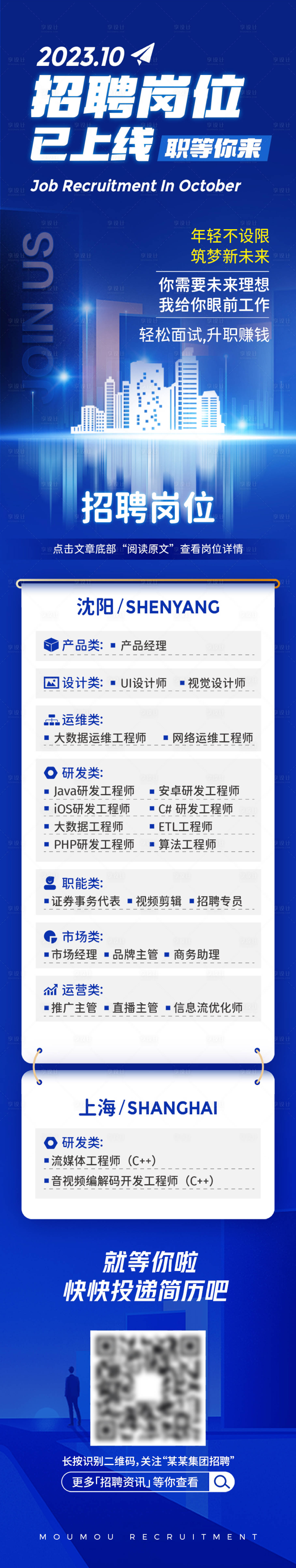 源文件下载【享设计】搜索编号：86280019655042647【招聘长图】