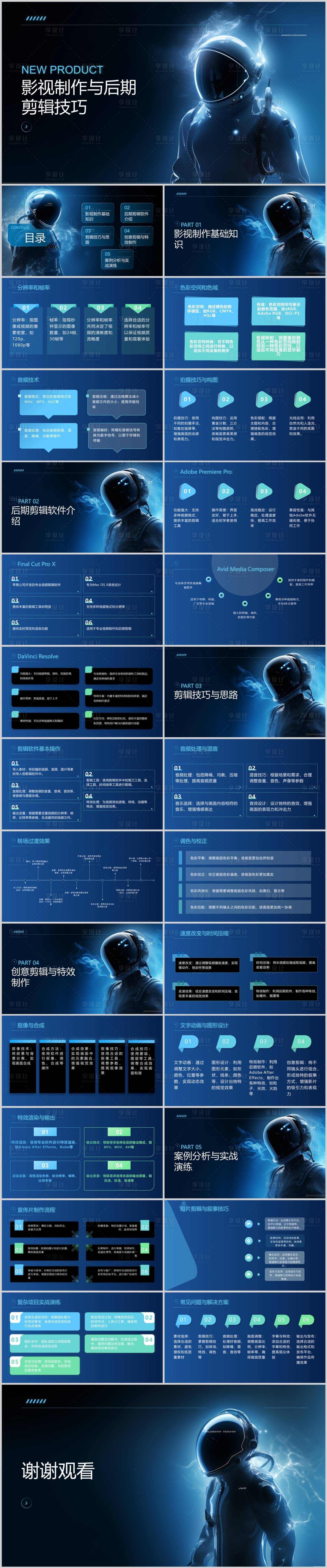 源文件下载【影视制作与后期剪辑技巧PPT】编号：84180019650798514