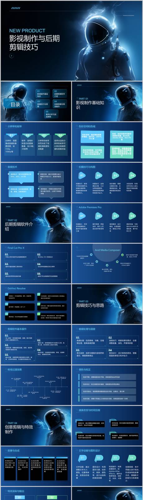 影视制作与后期剪辑技巧PPT