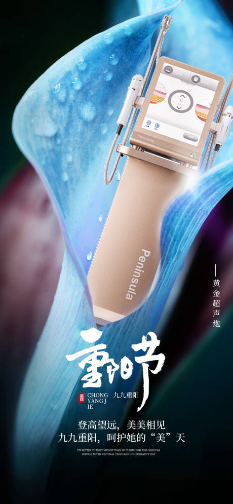 源文件下載【享設(shè)計(jì)】搜索編號：26680019965358686【醫(yī)美節(jié)氣重陽節(jié)海報(bào)】