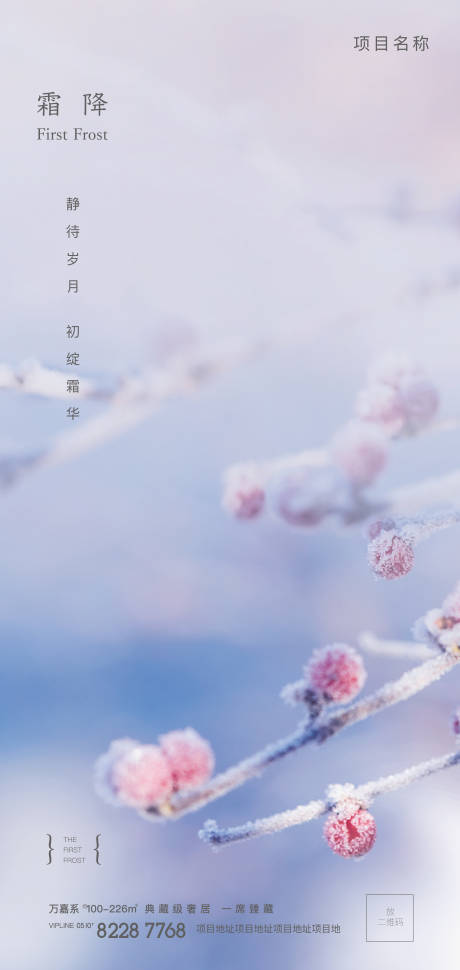 源文件下载【享设计】搜索编号：78390019982503984【霜降海报】
