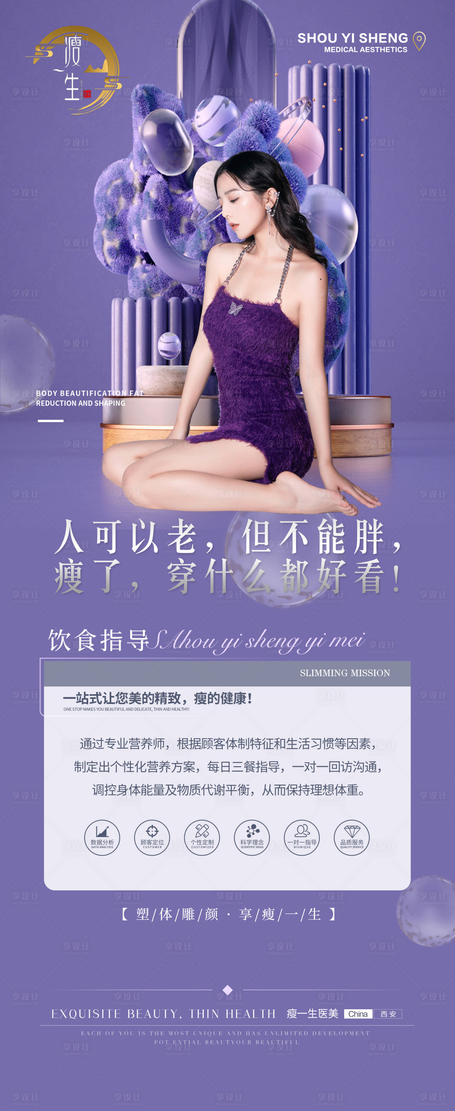 源文件下载【医美整形减肥瘦身海报】编号：81490019879916142