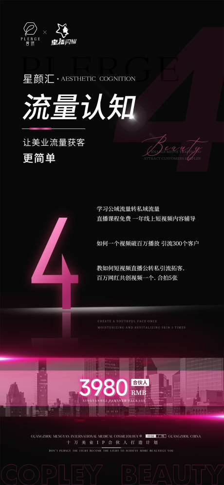 源文件下载【医美商学院造势海报】编号：84920020377855631