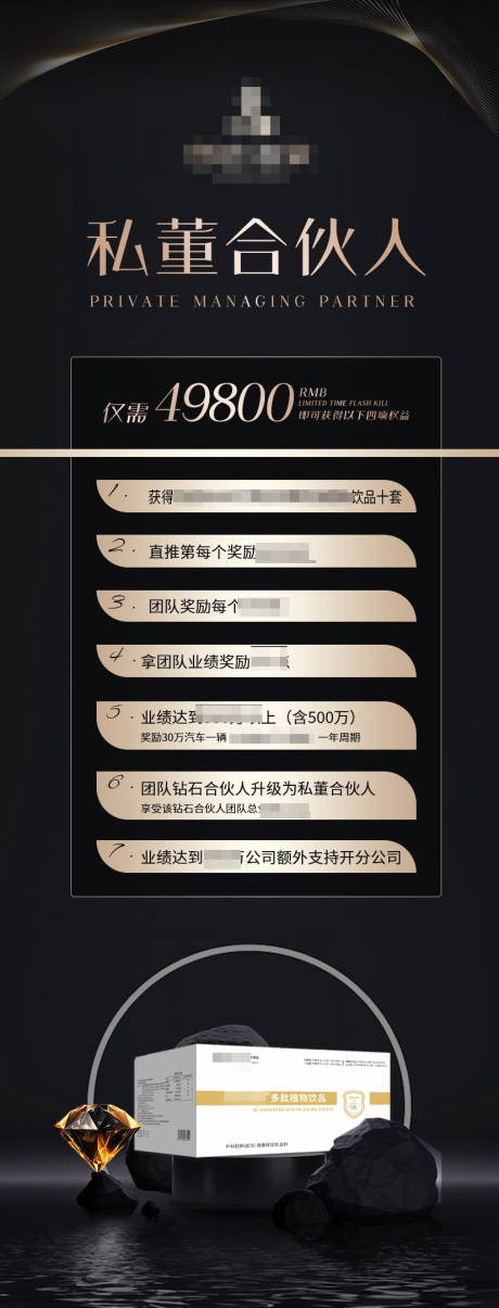 源文件下载【合伙人招募黑金海报】编号：26510020253929627