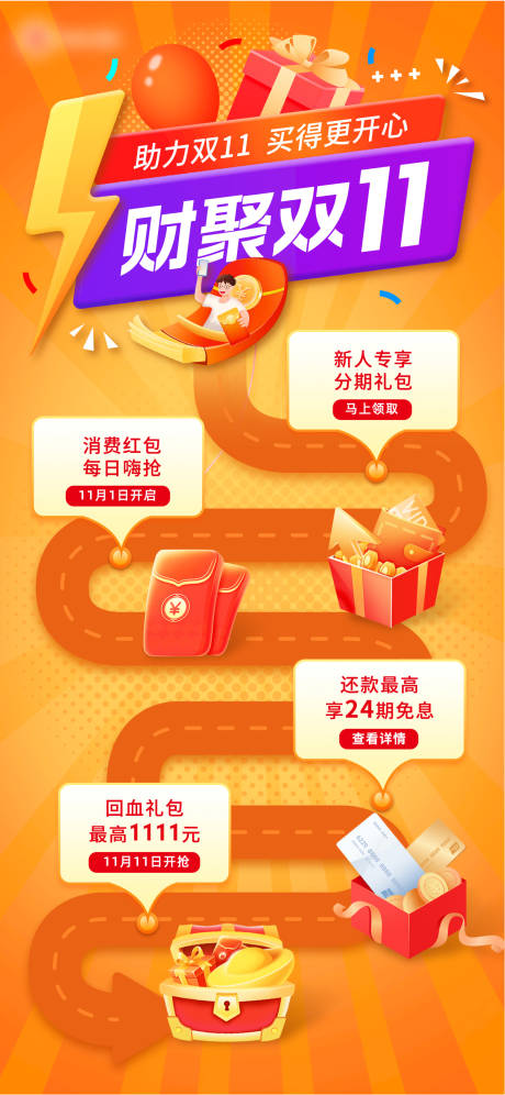 源文件下载【地产双11海报】编号：46760020329978971