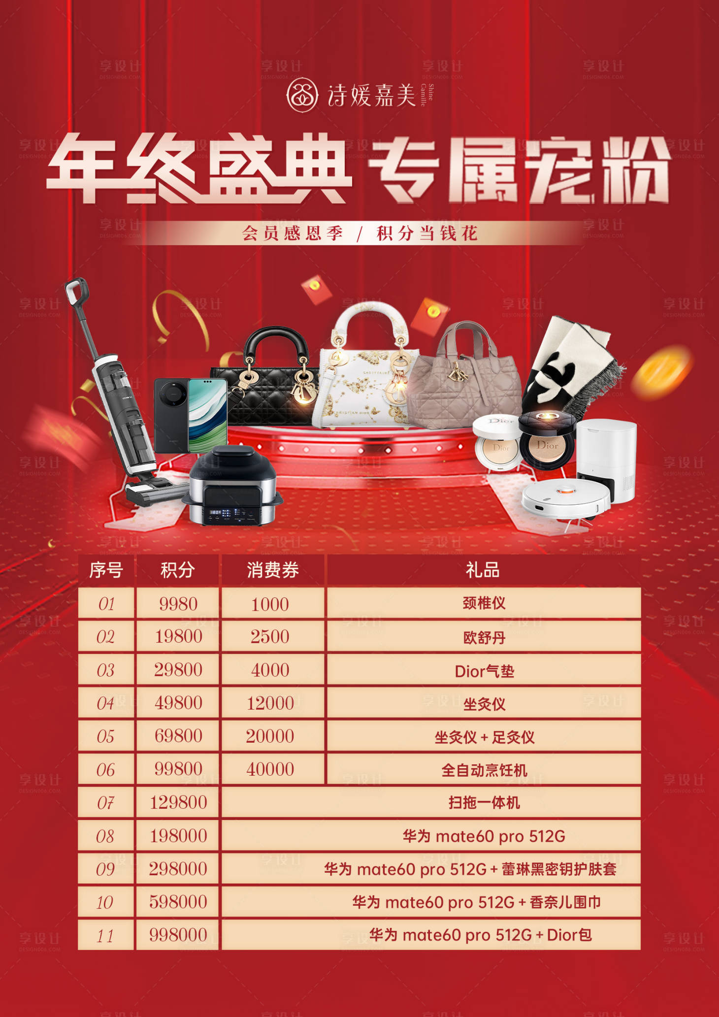源文件下载【享设计】搜索编号：91420020604846681【年终充值海报】