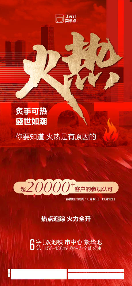 源文件下载【地产热销海报】编号：20231113094552831