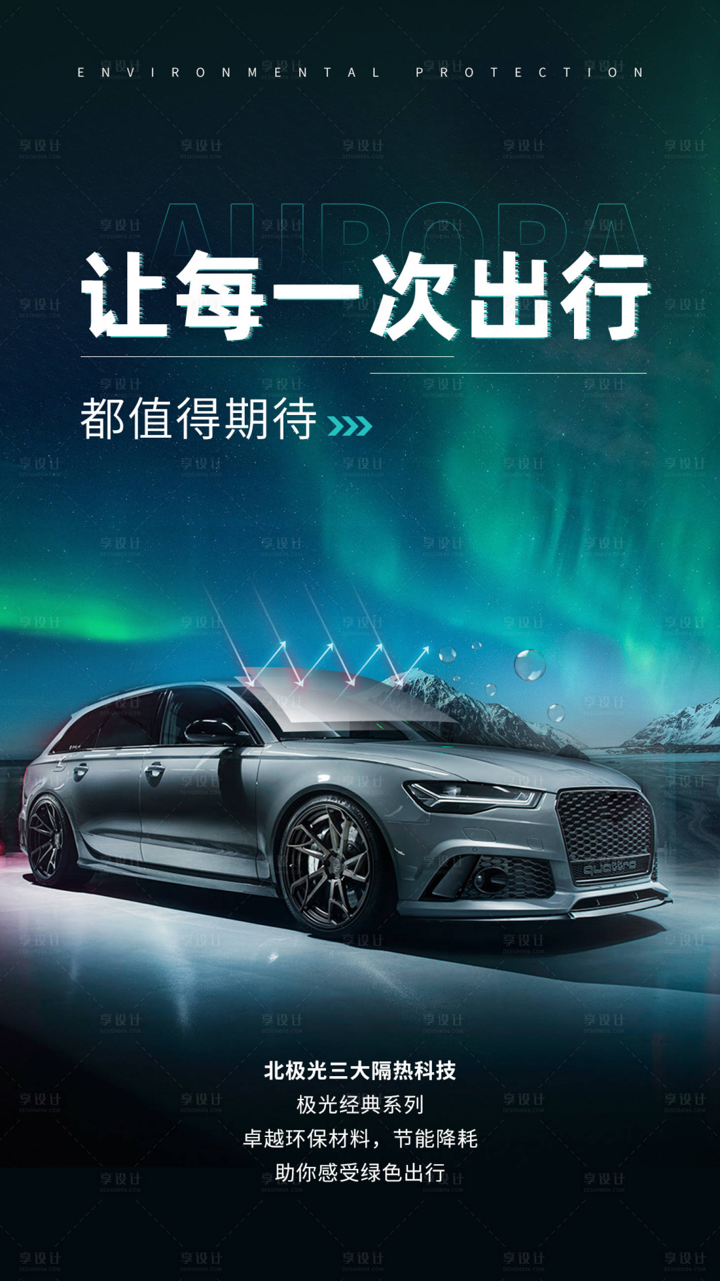 源文件下载【享设计】搜索编号：29280020313812446【汽车膜海报】